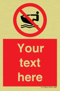 Custom No personal water craft